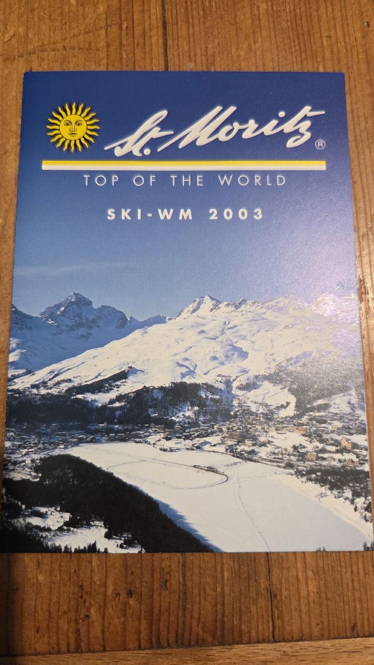 Tous les timbres: 2003 Ski WM Folder St. Moritz – D'occasion à Arni AG par Moth68