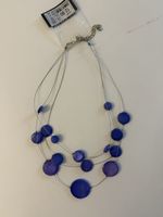 Lila Statement-Kette, neu und ungetragen!