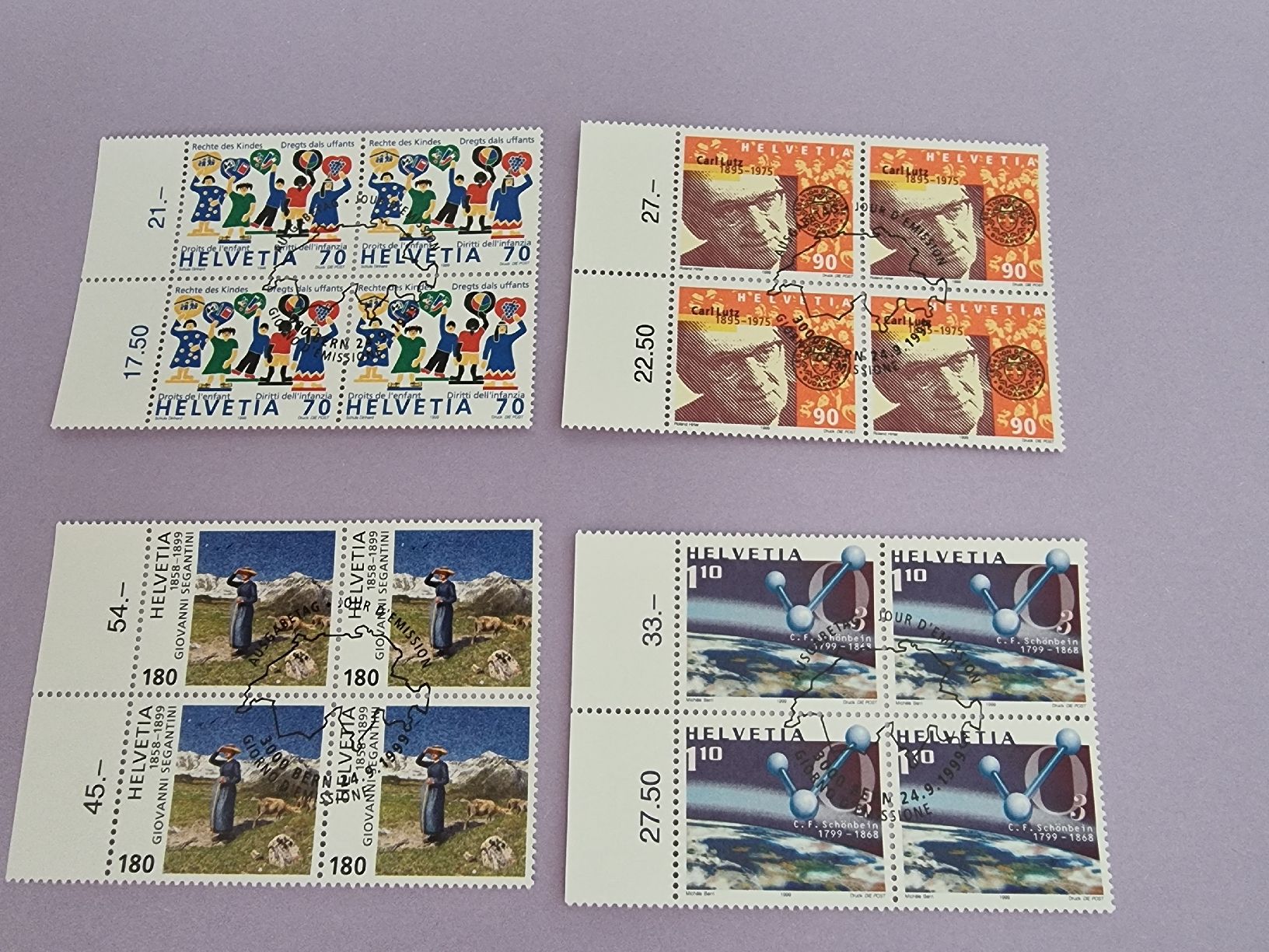 Alle Briefmarken: Sodermarken von 1999 – Neu (gemäss Beschreibung) aus Obergösgen von hachma 1