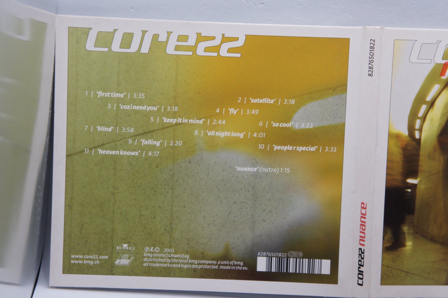 CD: CD Core22 ‎– Nuance – Usato da Ernetschwil venduto da luisvonerni 1