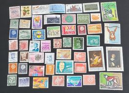 50 verschiedene briefmarken ganze welt