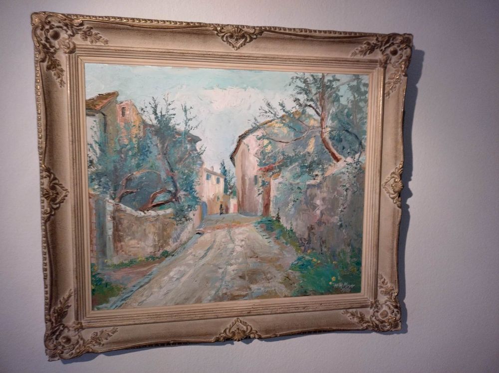 Grosses Gemälde Hans Rudolph Meyer 1958, Florenz Kaufen auf Ricardo