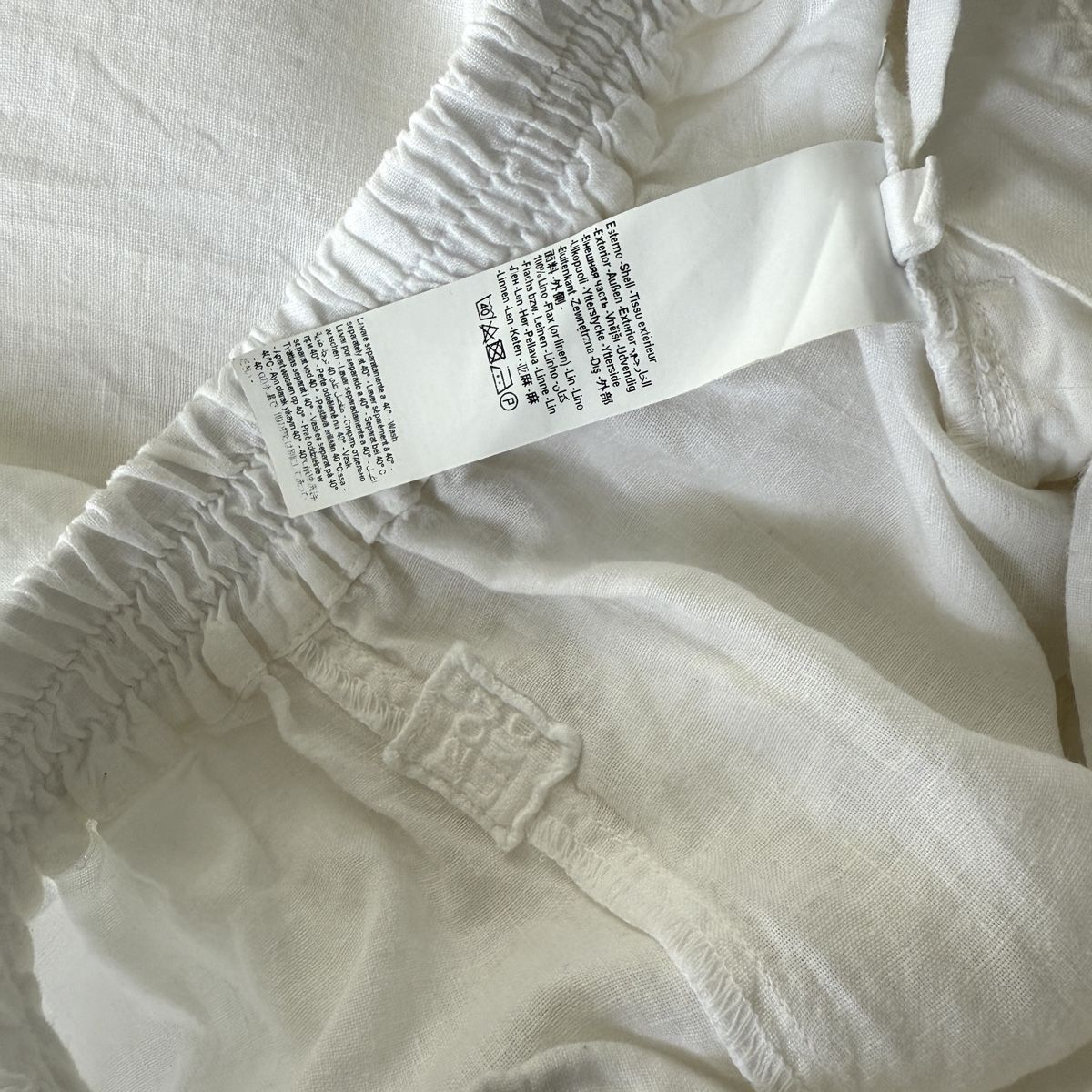 Pantaloni: 120% LINO White Linen Pants – Nuovo (secondo la descrizione) da Emmen venduto da Nightingale_2022 6