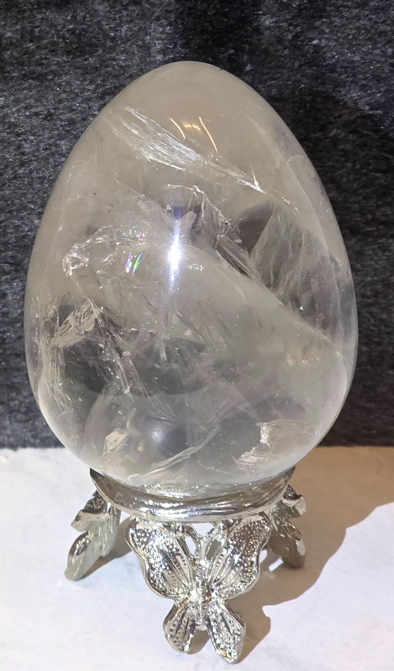 Minerali & Pietre curative: Bergkristall Ei 702g – Nuovo e nell'imballaggio originale da Matzingen venduto da Shay_Crystalz