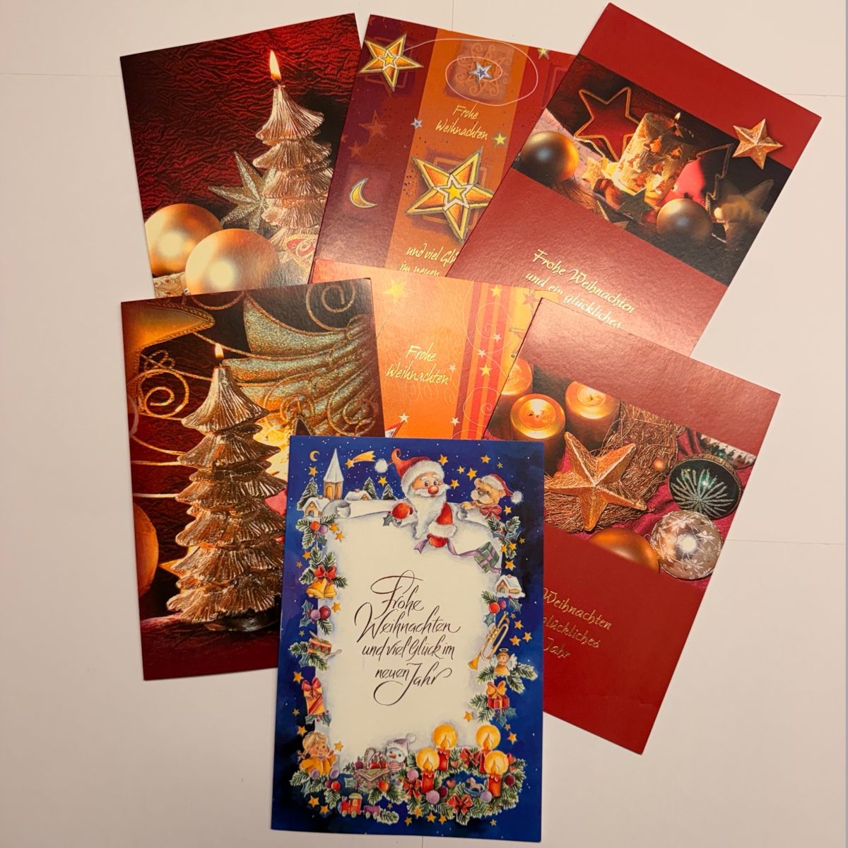Karten: Weihnachtskarten - Frohe Weihnachten - 7 Stk. - Mit Kuvert – Neu (gemäss Beschreibung) aus Schlieren von KaRoPue 1