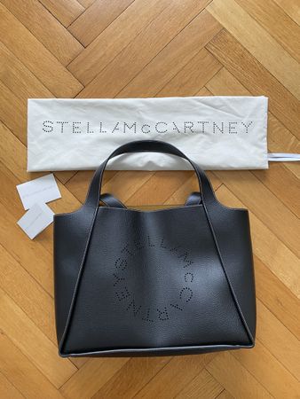 Stella Mccartney Shopper Tote Tasche Vegan Leather Schwarz