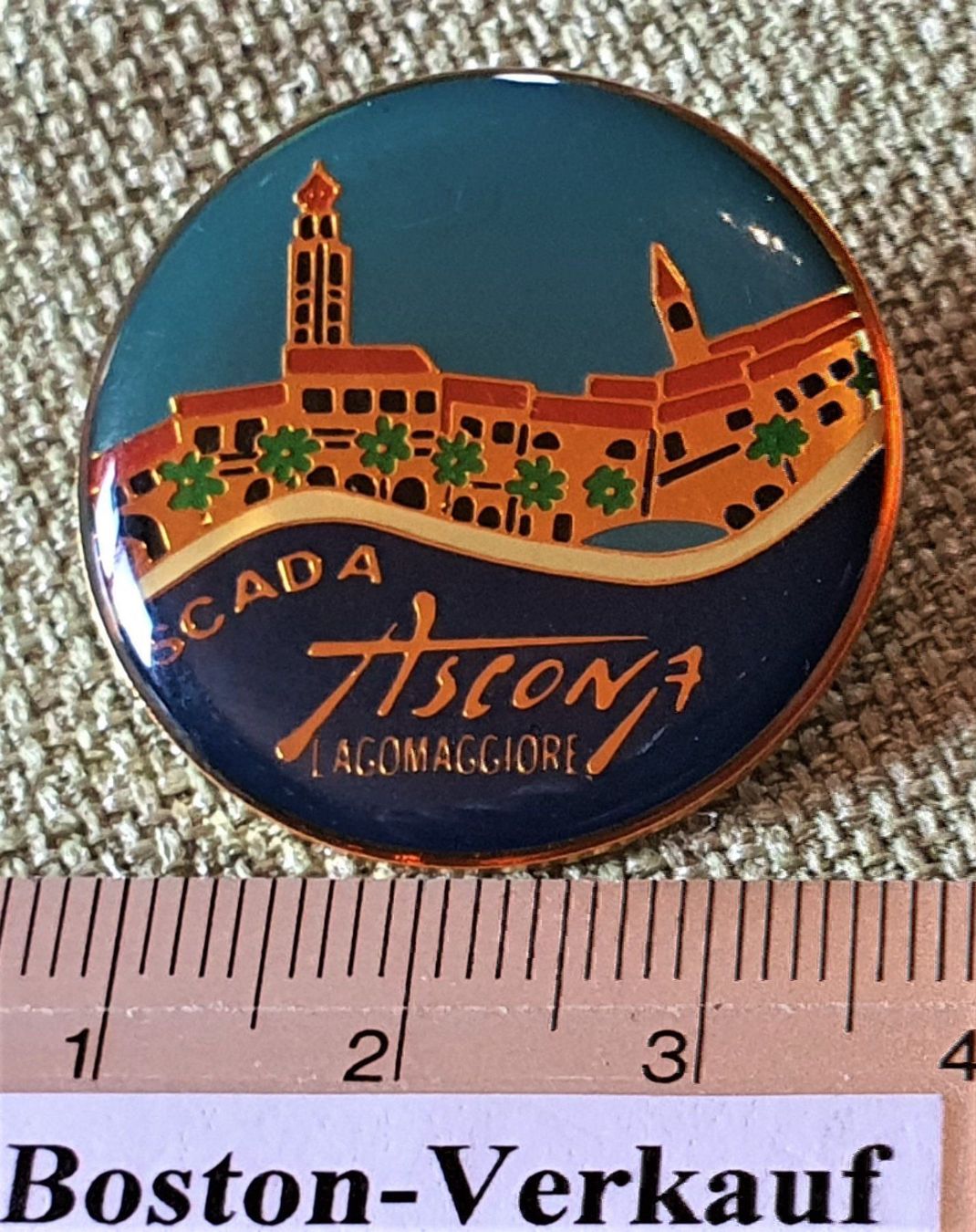 Placchette & Badge: E912 - Pin Scada Ascona Lagomaggiore – Usato da Reinach BL venduto da Boston-Verkauf 1
