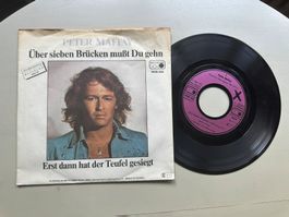 PETER MAFFAY tolle Single Kult Über 7 Brücken musst du gehen