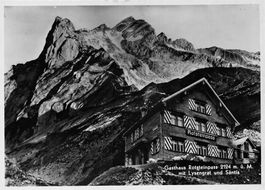 Rotsteinpass, Gasthaus Rotsteinpass mit Lysengrat