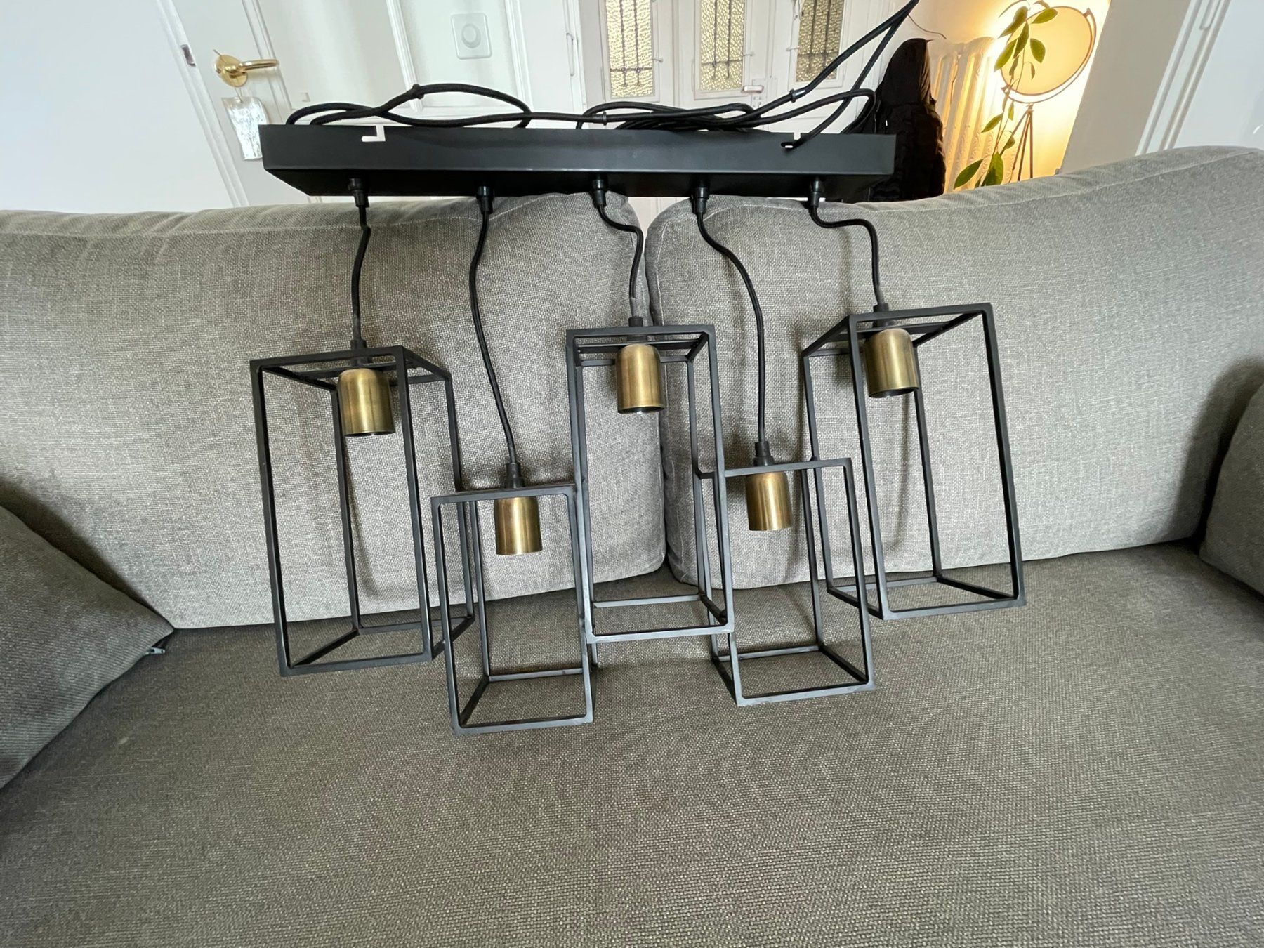 Lampadari & plafoniere: Suspension Marley 5 feux – Nuovo (secondo la descrizione) da Lausanne venduto da generation 2