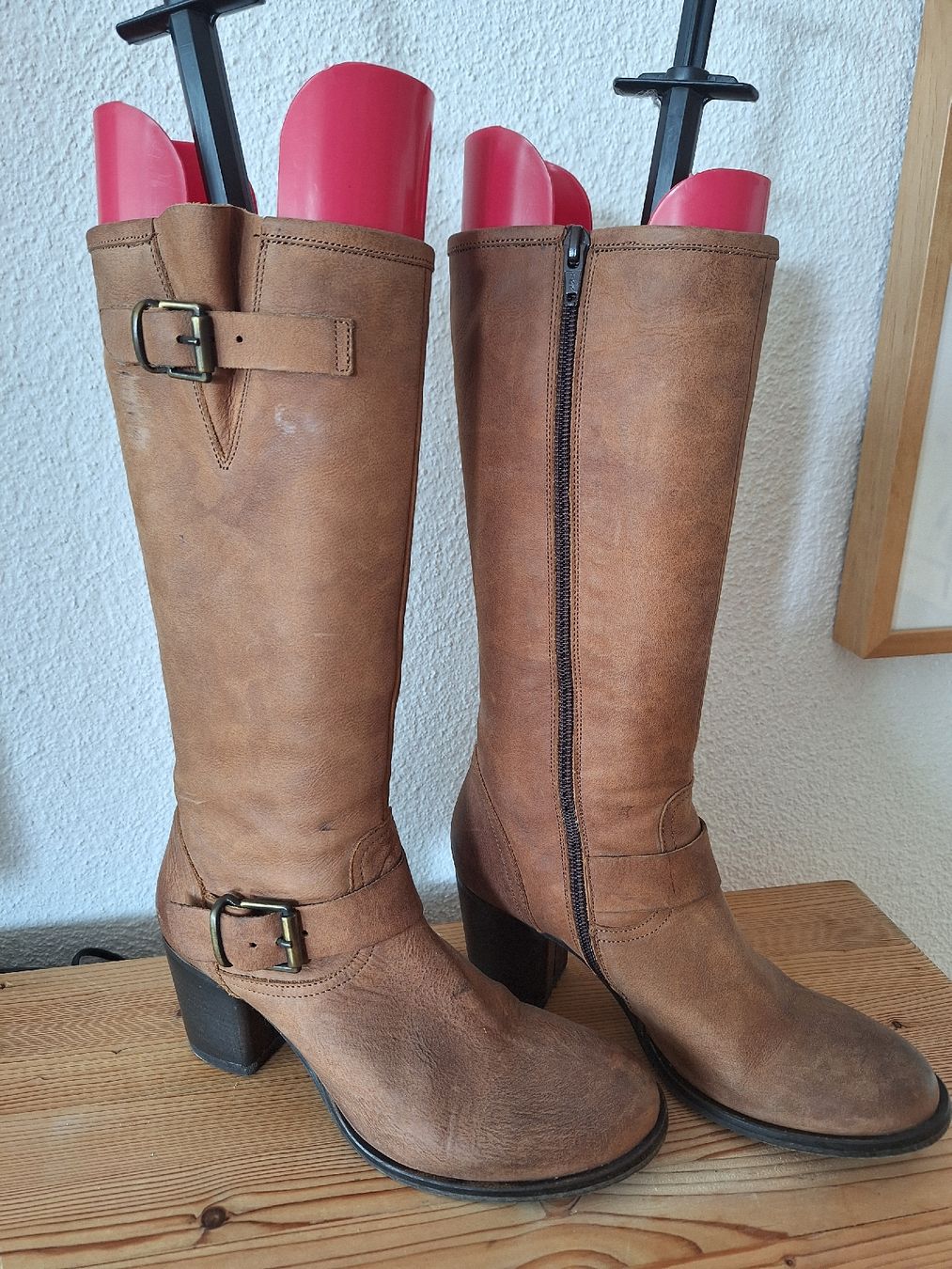 Damenschuhe: Leder Stiefel Gr. 38 – Gebraucht aus Bassersdorf von Makeje58 1
