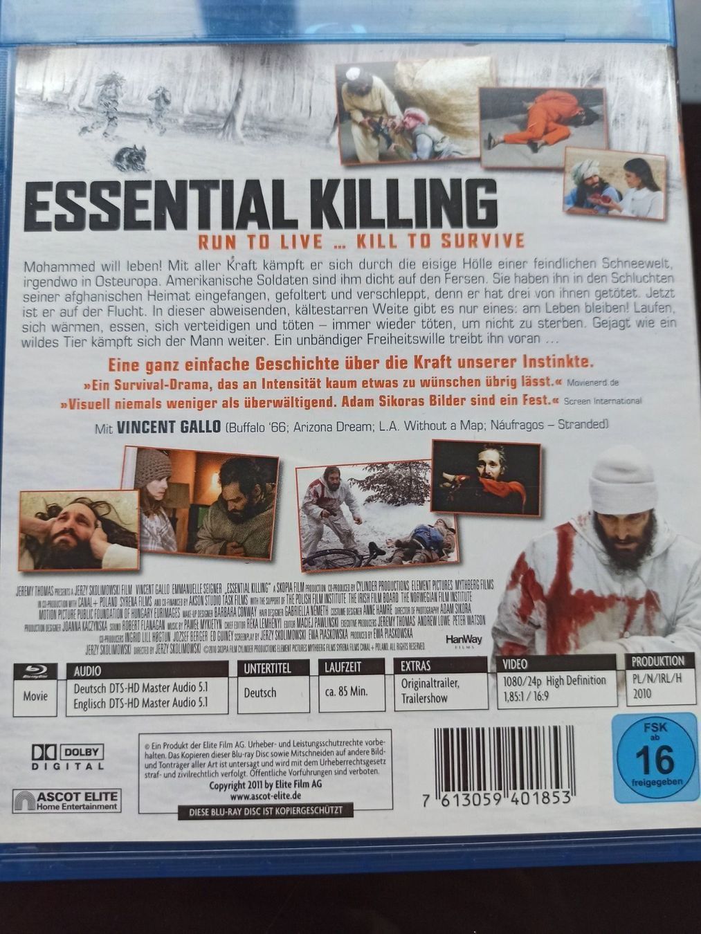 Tutti i DVDs: Essential Killing - (Blu-ray) – Usato da Dübendorf venduto da kb86_MOVIE 1