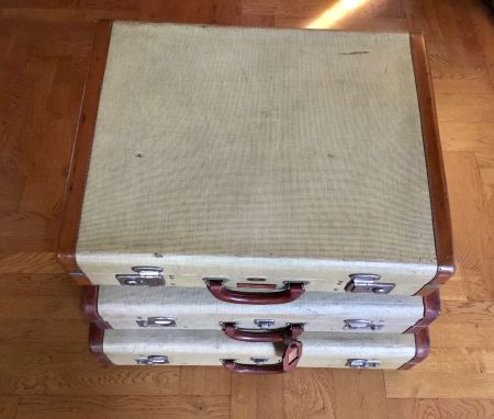 Valises vintage "Victor Luggage" - Lot de 3 pièces rare!