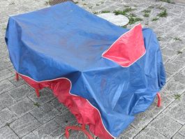 Vintage Klassik Kart Abdeckung Regen-Blache -  historisch