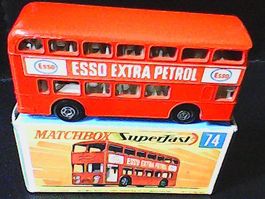 Matchbox, Roter London D'decker, Daimler, Esso Extra Petrol