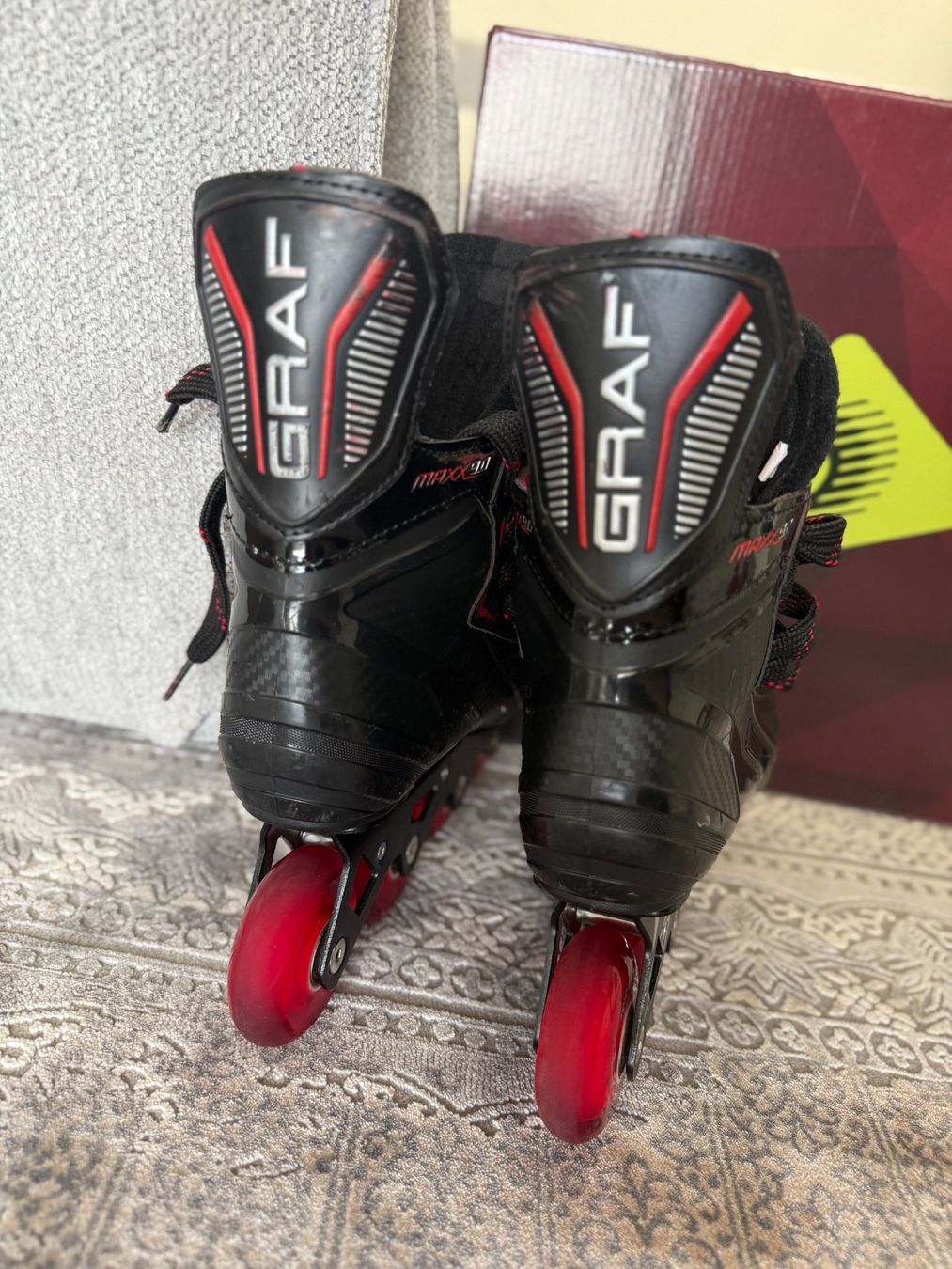 Pattini in linea & Pattini a rotelle: Graf Maxx 9 Hockey Inliner Gr.34 – Usato da Uetikon am See venduto da Goldberg2 4