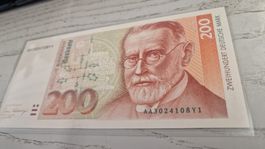 200 Deutsche Mark Banknote  1989