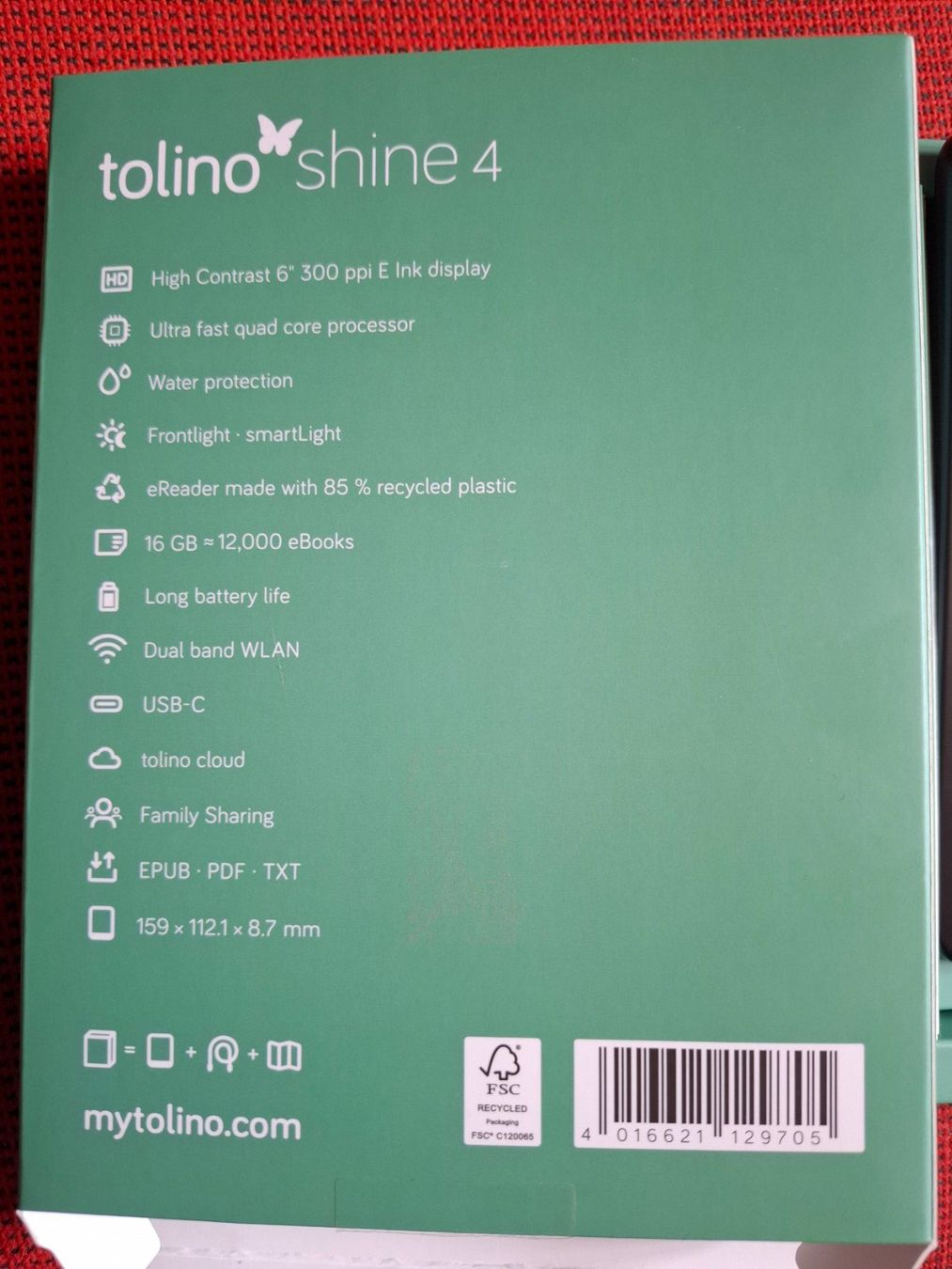Tolino Tablet PC: Tolino shine 4 eBook Reader – Gebraucht aus Bibern SH von Rolf550 1