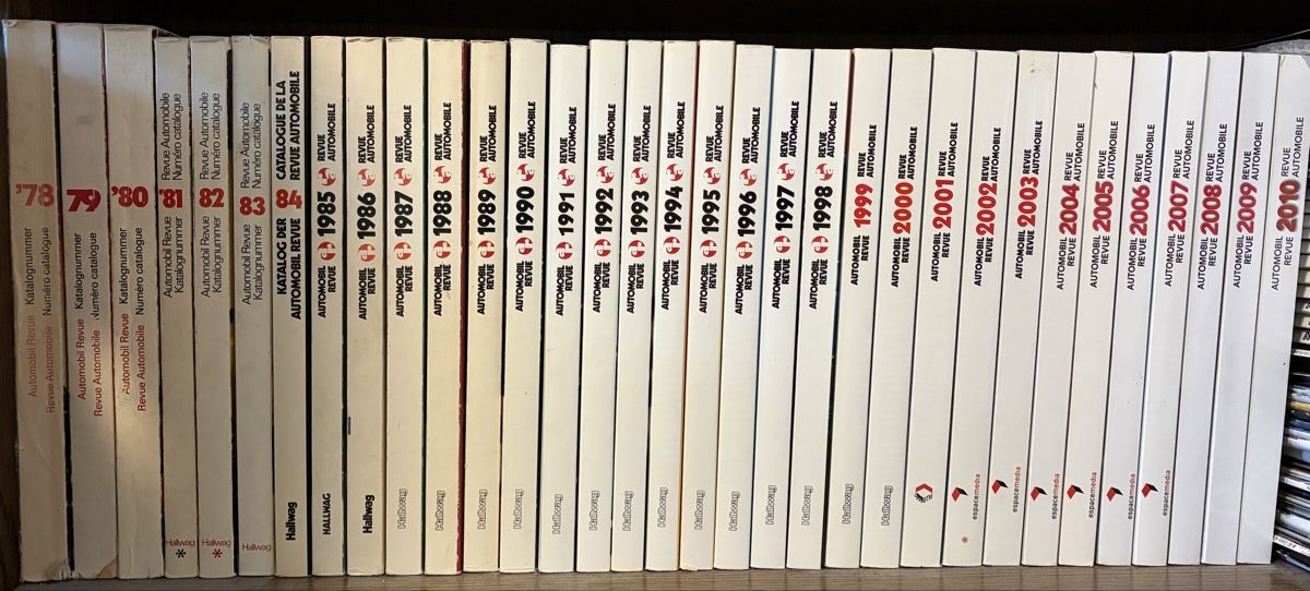 Libri: Automobil Revue Katalog Sammlung 1978-2010 – Usato da Menziken venduto da Jump111