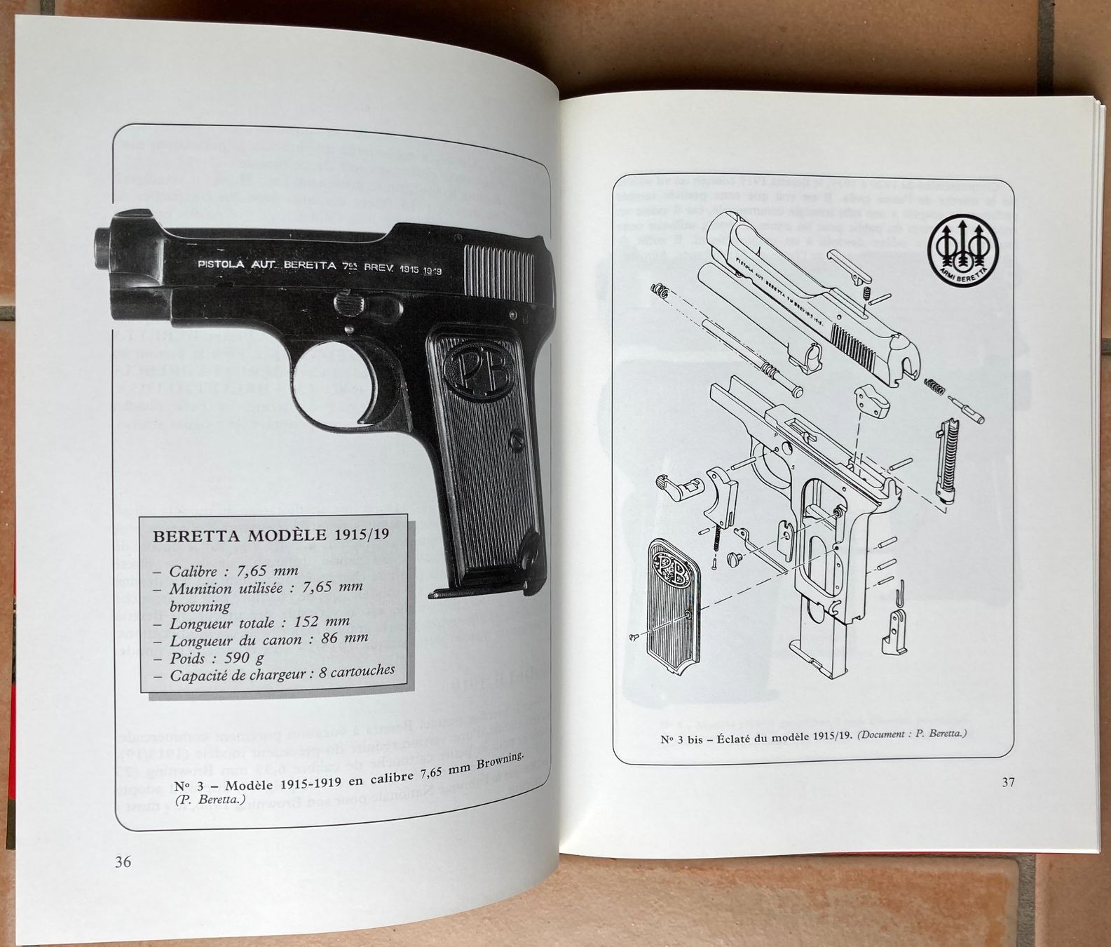 Libri: Les pistolets Beretta - Michel Malherbe – Usato da Versoix venduto da HELVETICA_1 3