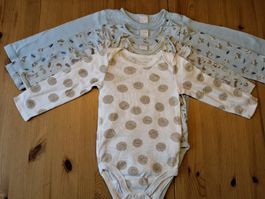 Body 4er Set Grösse 86/92 gut erhalten