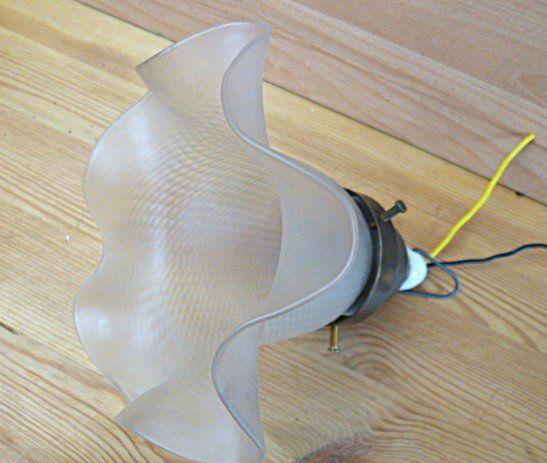 Lampen: Antike Messing - Deckenlampe mit Schirm – Gebraucht aus Effretikon von Heimstudio 1