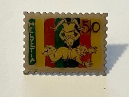 1 Pin Briefmarke Helvetia