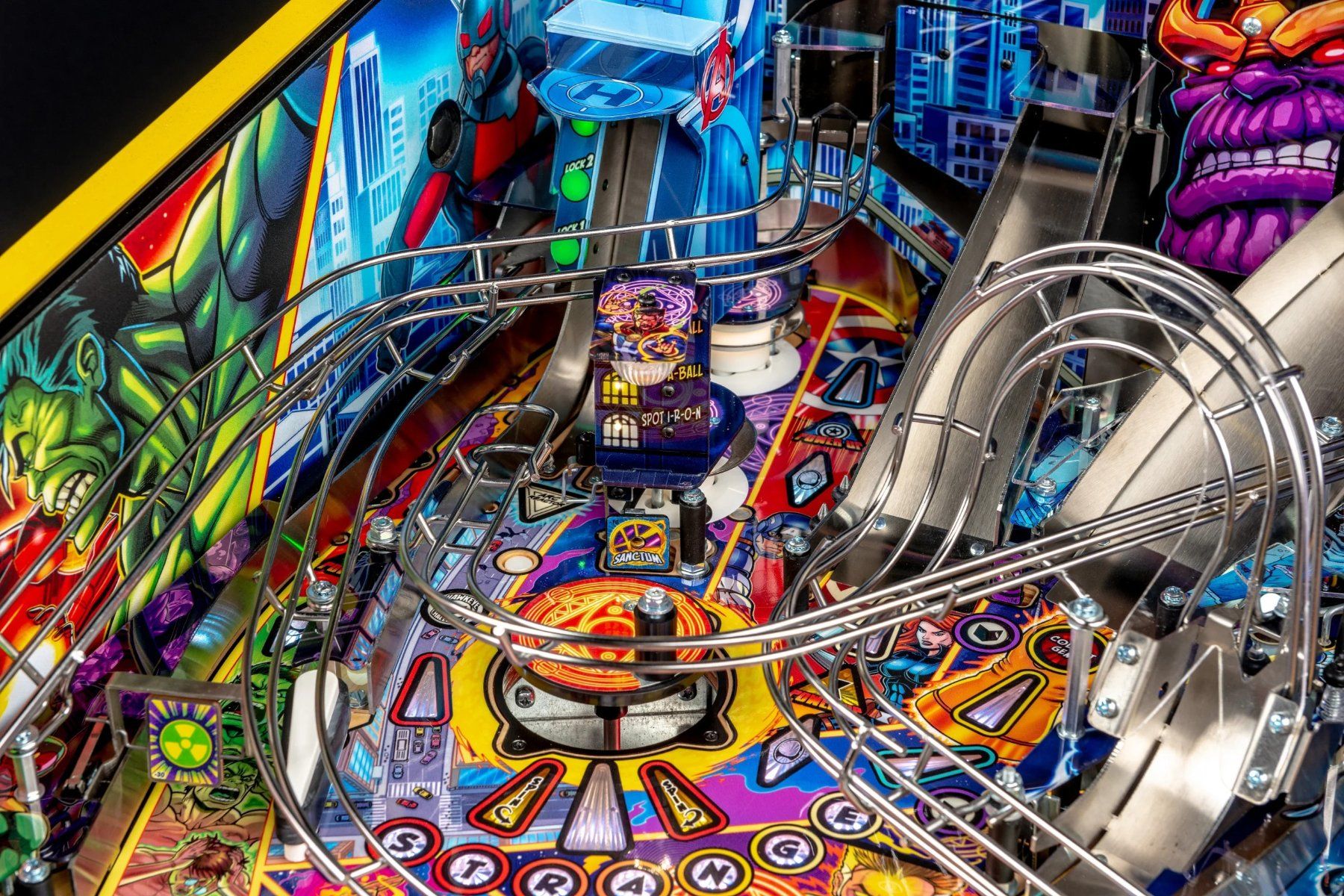 Stern Pinball Flipper: Stern Avengers Infinity Quest LE + Topper Flipperkasten – Usato da Carì venduto da Max1102 7