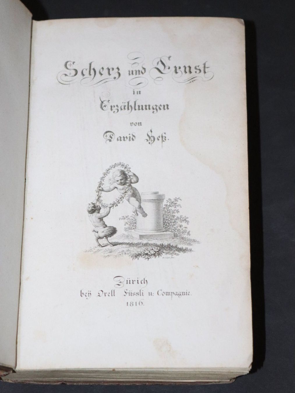 Bücher: SCHERZ & ERNST,ERZÄHLUNG VON DAVID HESS – Gebraucht aus Guensberg von Herzaktion 1