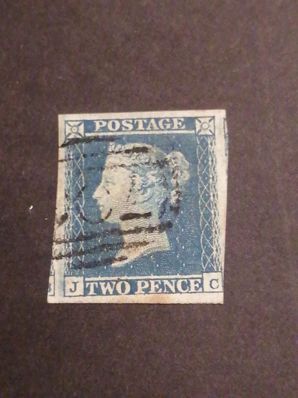 Tous les timbres: Two Pence Blue 1841  – D'occasion à Happerswil par tschergi