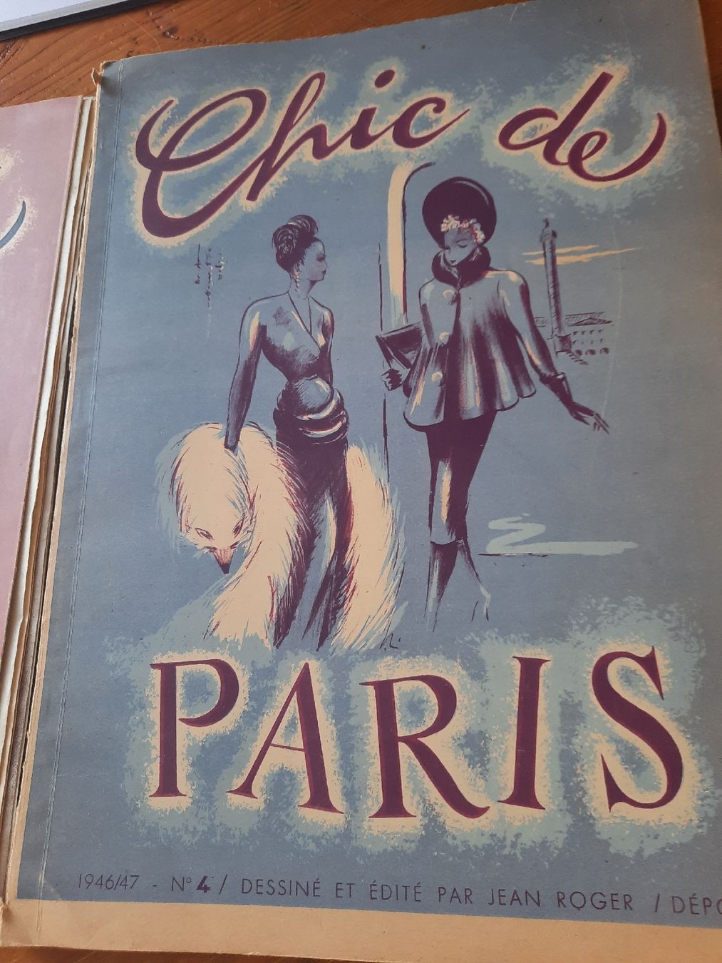 Zeitschriften & Magazine: MODÈLES DE COUTURE " CHIC DE PARIS " 1946 – Gebraucht aus Le Locle von marylise01 7