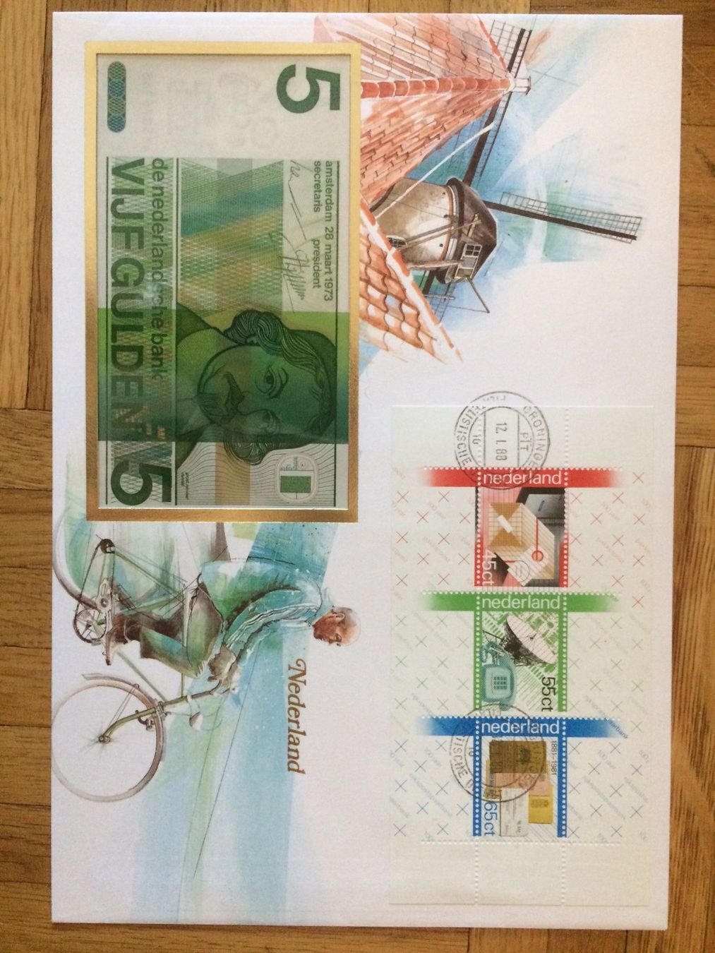 Banconote: Banknotenbrief Holland – Nuovo e nell'imballaggio originale da Muralto venduto da Alex1912