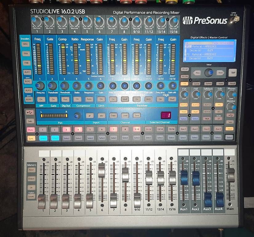 PreSonus Console di mixaggio: PreSonus StudioLive 16.0.2 USB, inkl. Tasche – Usato da Savognin venduto da aar_mxy2