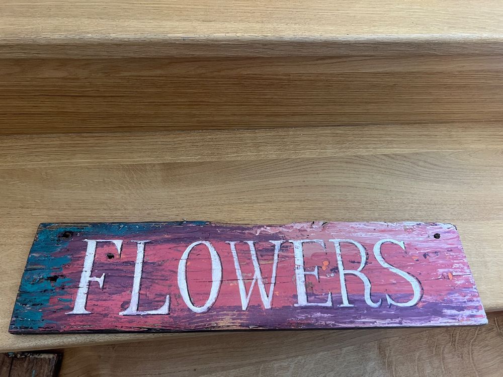 Wooden hand-painted signs | Kaufen auf Ricardo