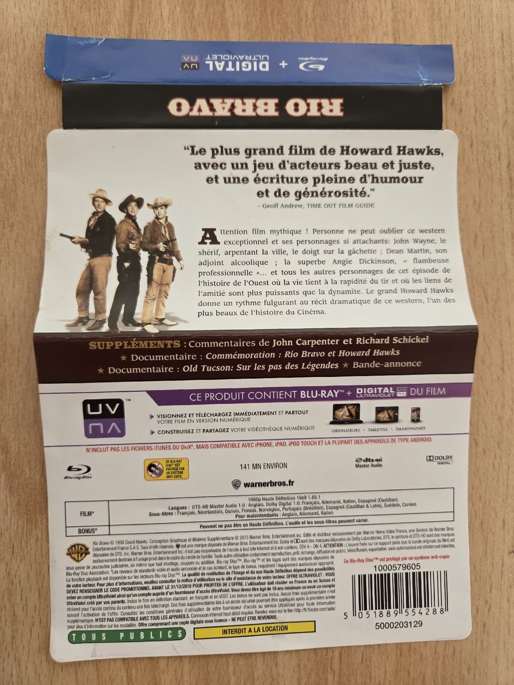 Tous les DVDs: Rio Bravo Blu-ray steelbook – D'occasion à Biel/Bienne par Totalkelly 2