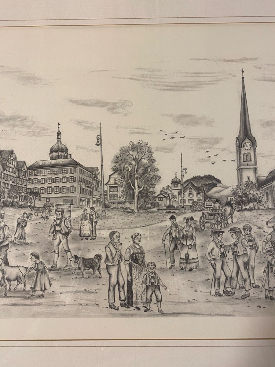 Dipinti: JAKOB BINDER CH APPENZELLERBILD 1972 – Usato da St. Gallen venduto da Goldband 4