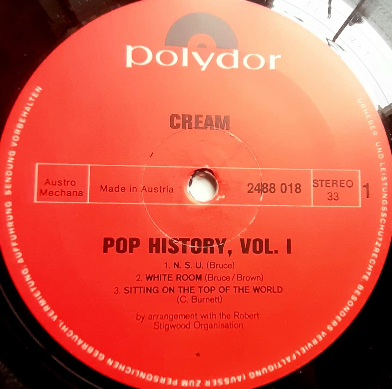 Dischi in vinile: CREAM: Pop History Vol 1 2LP POLYDOR  2675 014 – Usato da Frick venduto da kyb_yq8h 3