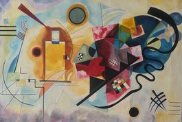 Wassily Kandinsky, Acryl auf Leinwand, Kopie