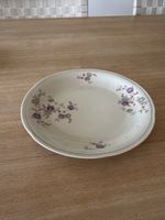 Teller Bavaria Elfenbein Porzellan mit Blumenmuster
