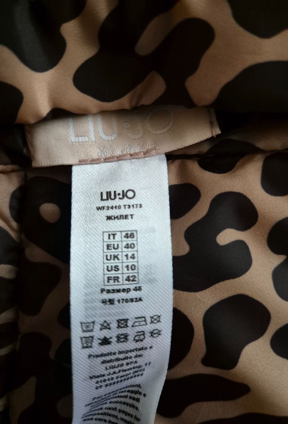 Liu Jo Gilet & Giacche senza maniche: LIU-JO WENDEWESTE GRÖSSE 40 SCHWARZ/LEO – Usato da bichelsee venduto da numa22 3