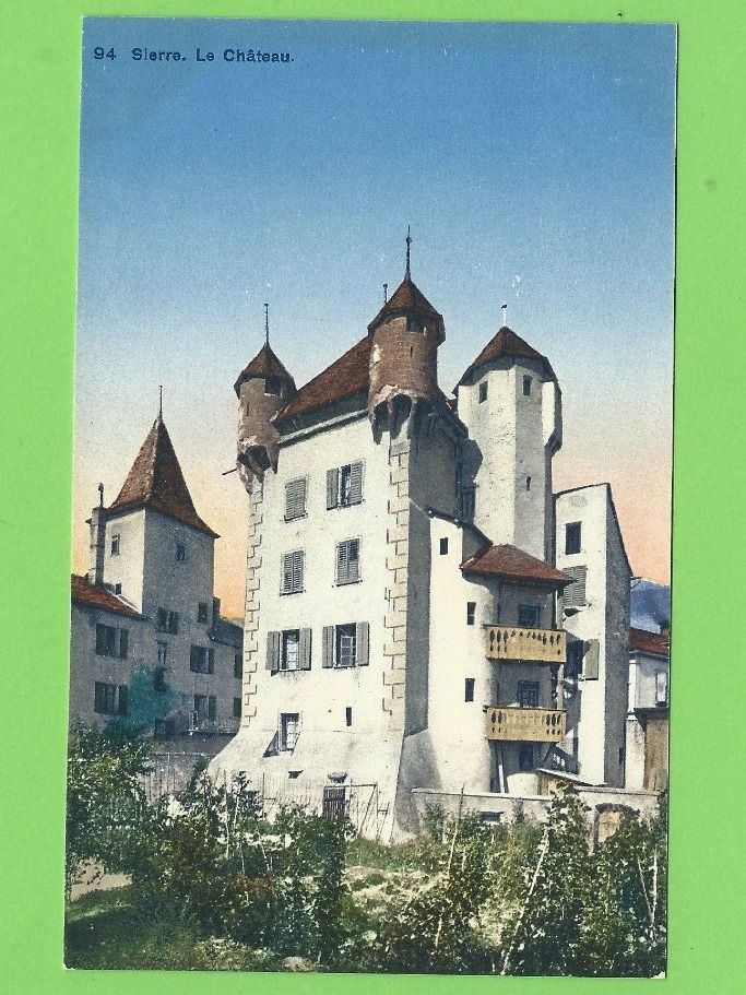 Cartoline postali: Siere, Le Chateau – Nuovo (secondo la descrizione) da Zürich venduto da t24_de