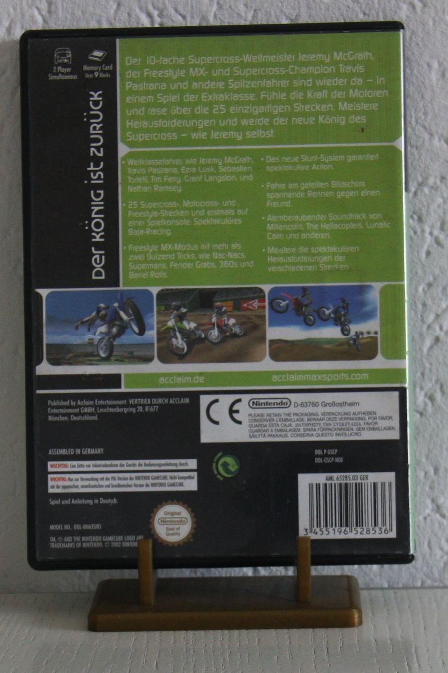Nintendo Giochi: Gamecube Jeremy McGrath Supercross – Usato da Fisibach venduto da Re-Games24 1