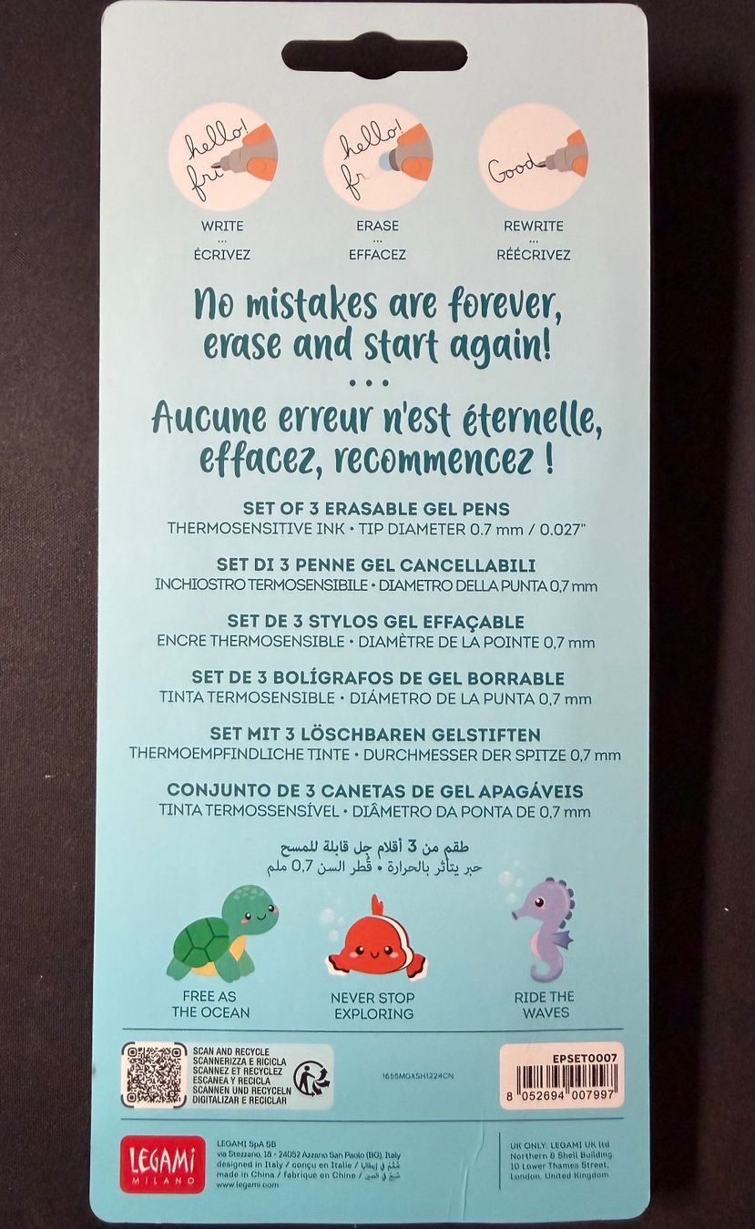 Legami Stylos & Marker: Legami Under the Sea | Limited Edition | Gratis Versand – Neuf avec emballage d'origine à Winterthur par Brigitta5 1