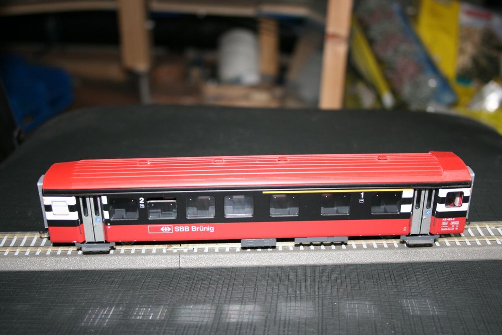 Bemo 3277 429 Voiture SBB CFF FFS AB 409 Mixte 1ère/2nde Classe, échelle HOm