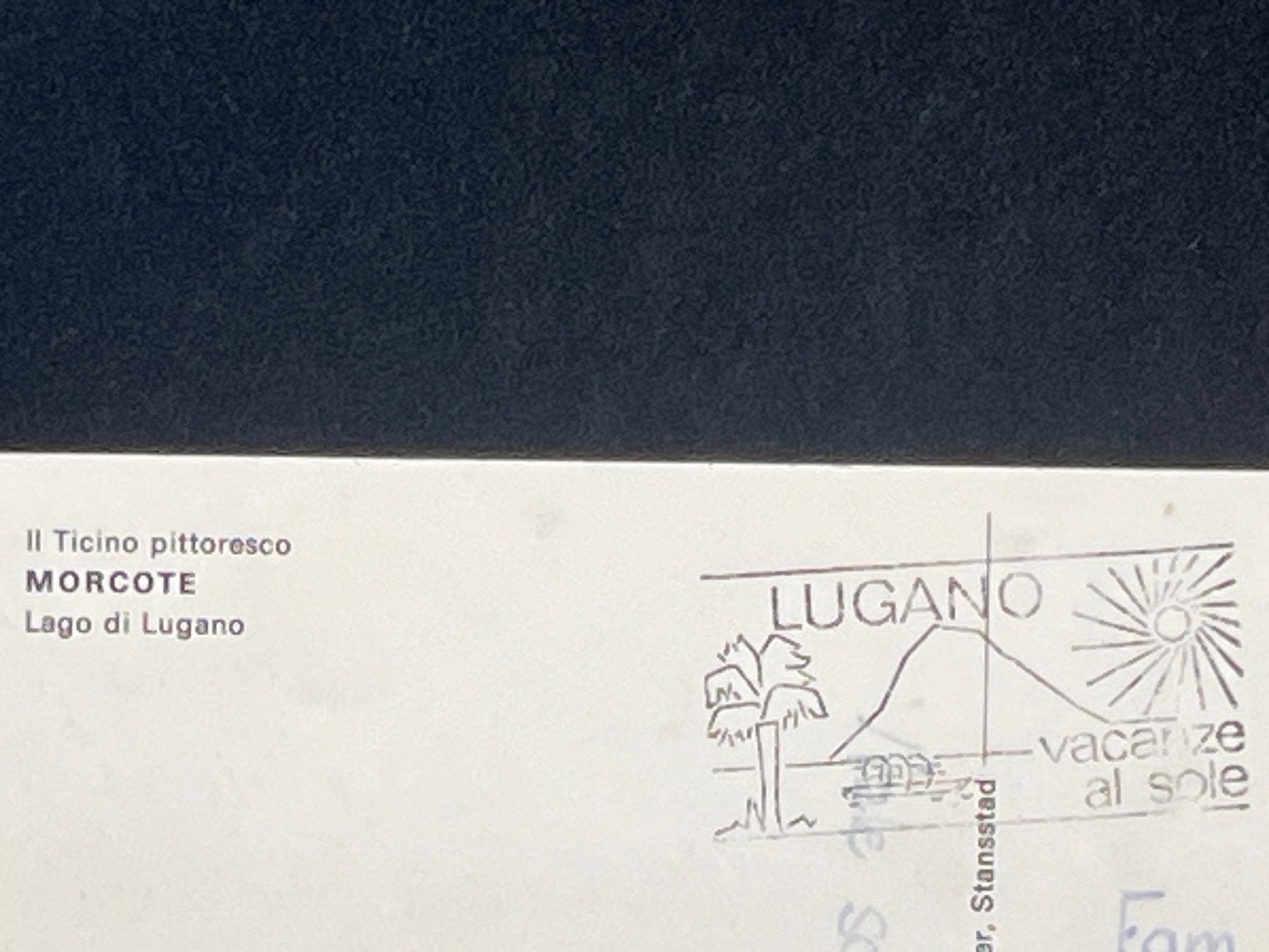 Cartoline postali: Ansichtskarte: Morcote – Usato da Widnau venduto da Brusi9 2