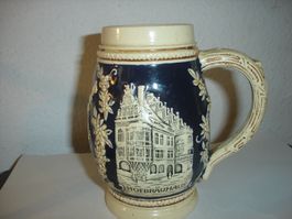 1 Original 1/2 l Bierkrug "Hofbrauhaus München" aus Steingut