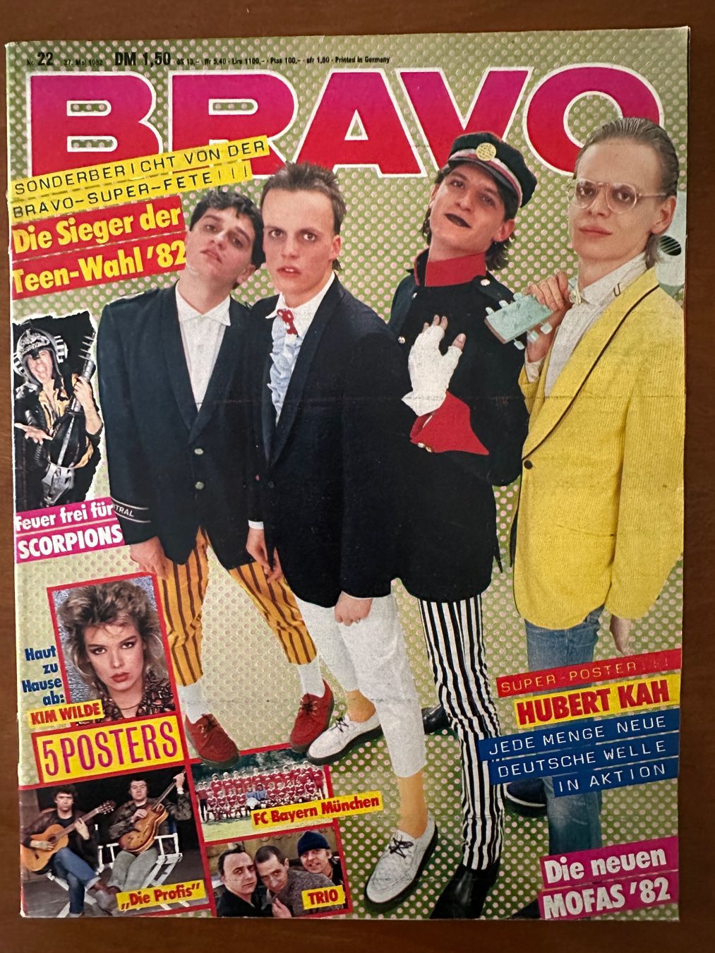 Riviste & Magazine: BRAVO 1982 Nr. 22 Hubert Kah – Usato da Zürich venduto da die_5djt