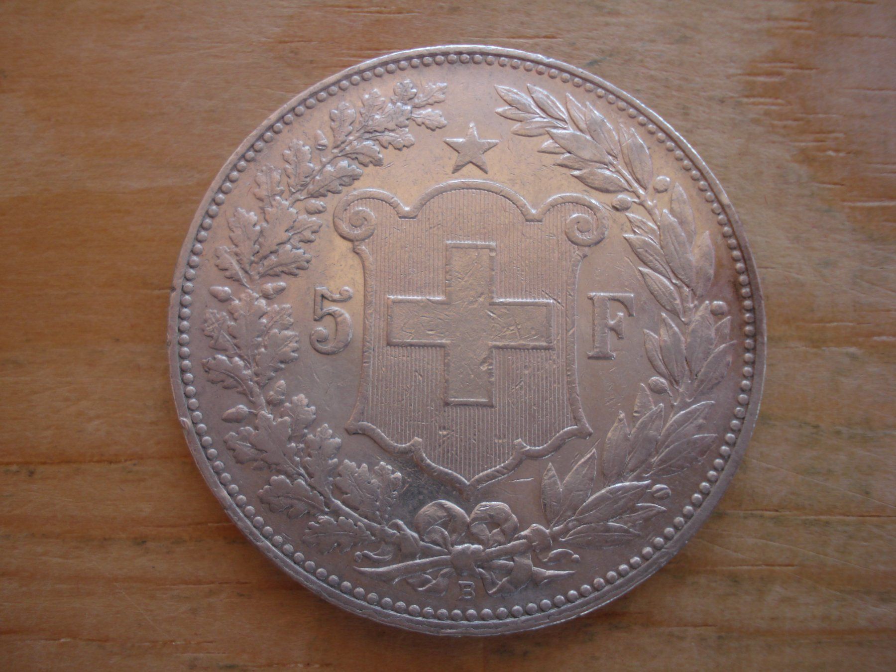 Tutti le monete: (C1) 5 Franken 1889 VZ- – Usato da Erlach venduto da Net-Coins 1