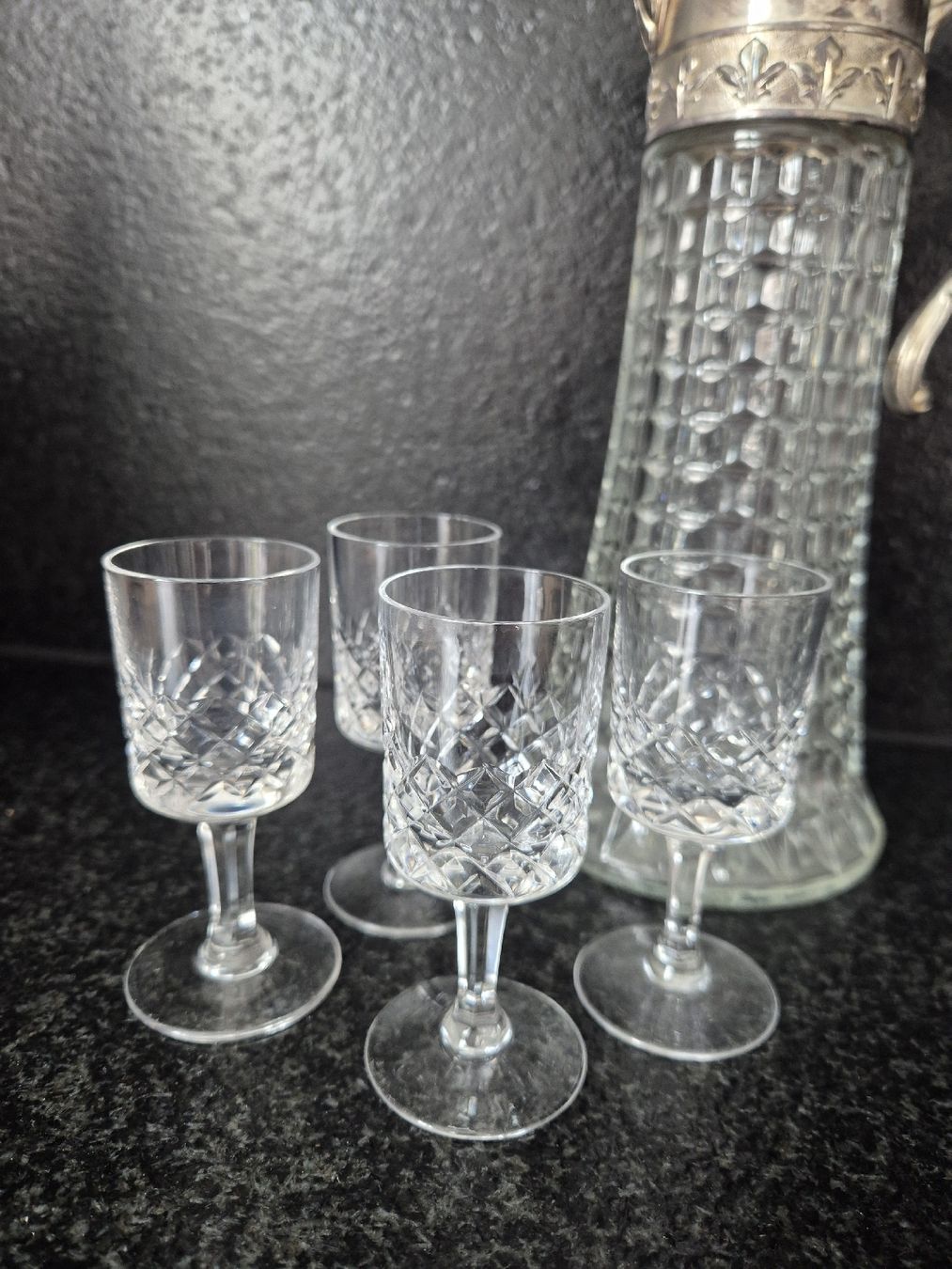 Caraffe: Glasskaraffe und Gläser – Usato da Obergerlafingen venduto da Country-Living 2