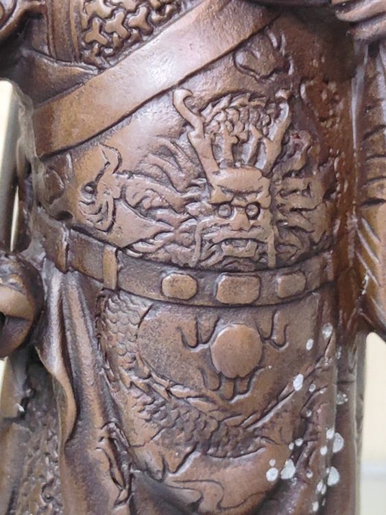 ASIATISCHER GENERAL GUAN YU BRONZEFIGUR SIGN MILO | Kaufen auf Ricardo